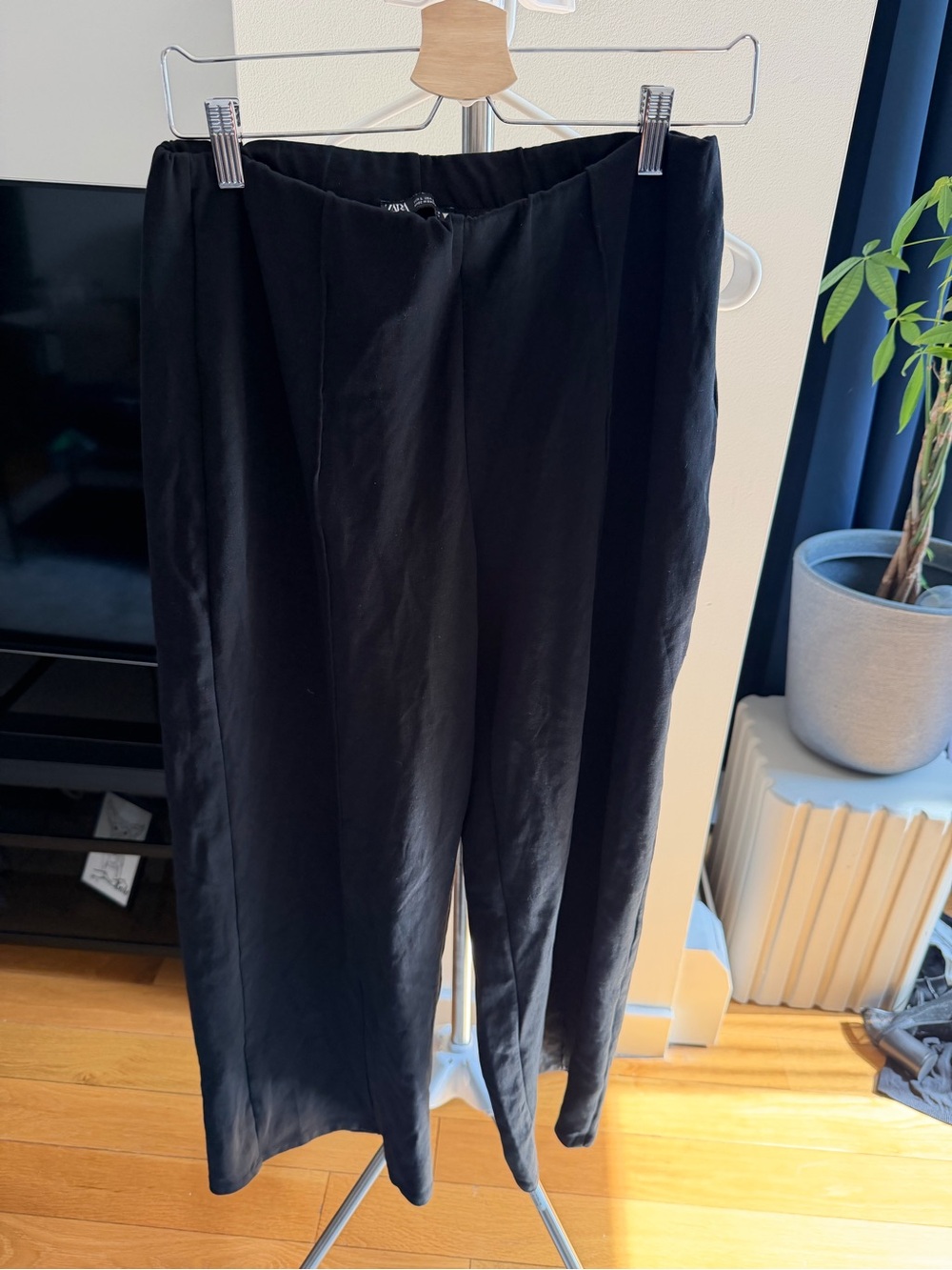 Zara Black Wide-Leg Men’s Dress Pants